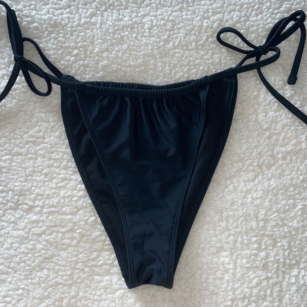 Black bikini bottom